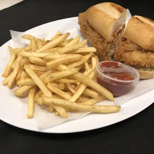 Breaded Chicken Parm Sandwich