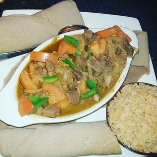 Amazing service. Delish food. First time trying Ethiopian...