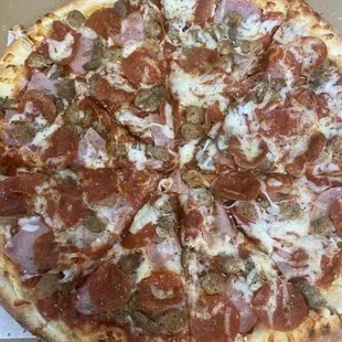 Four Meats Pizza