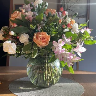 "Bubble bowl" display - picture taken a few days after pickup and still lovely!