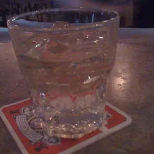 Bushmill&apos;s rocks $5.50