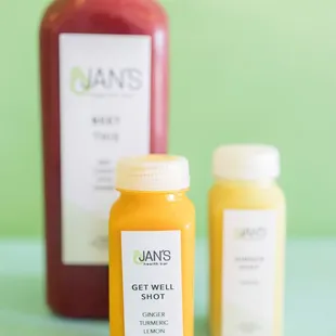 Juice and wellness shots