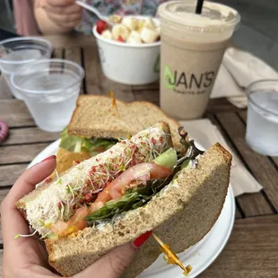 Tuna salad sandwich