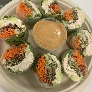 Chicken Salad Spring Roll