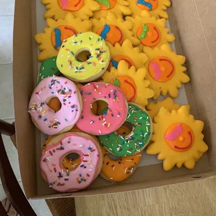 Iced cookies