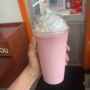 Strawberry milkshake