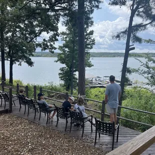 Lakefront boat slips