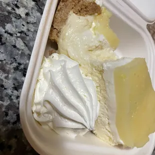 Side view of the amazing Lemon Cheesecake