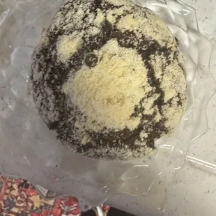 Double chocolate muffin for dinner!