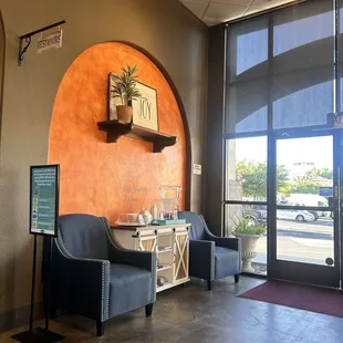 Glowy warm inviting entryway