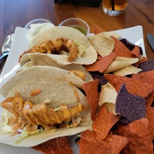 Blackened Cod tacos...look delicious