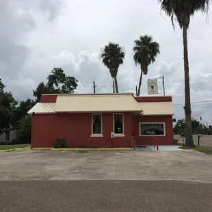 a view of the outside of the restaurant