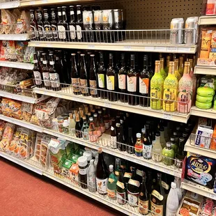 a wide selection of beverages
