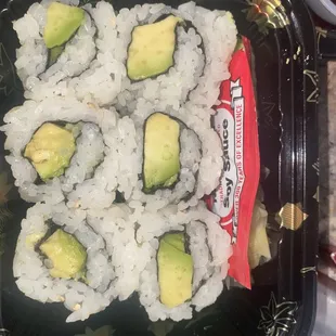 You can never go wrong with an avocado roll