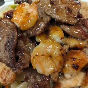 Beef &amp; Shrimp Teriyaki