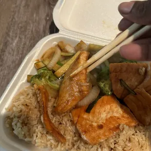 Salmon Hibachi $18.26