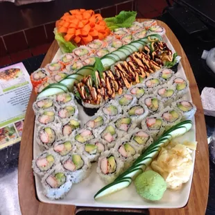 The people here are awesome!! Special platter for  our party!!