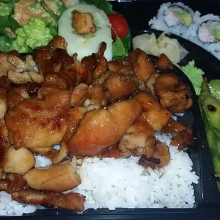 Terriyaki Chicken bento, lot a good food, decent price!