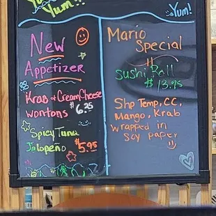 Daily special board