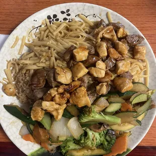 Chicken &amp; steak dinner