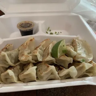 Pan fried dumplings (15 pieces)
