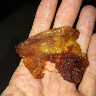 Crispy chicken skin. The best thing ever.