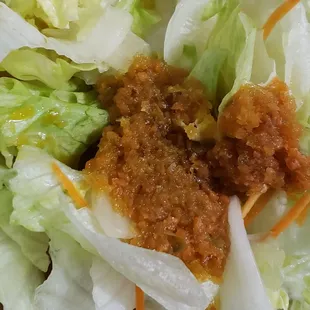 a closeup of a plate of food