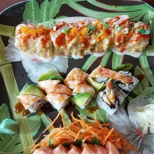 sashimi, sushi and sashimi, sushi, food