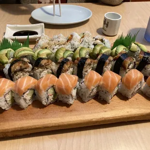 food, sushi and sashimi