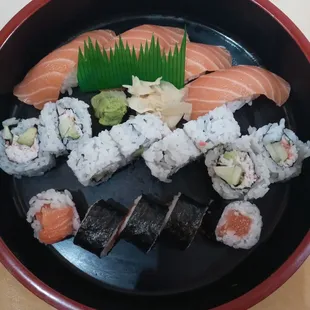 sushi and sashimi, food, sashimi, sushi