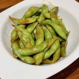 Spicy edamame