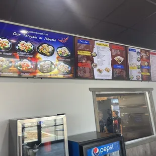 Pic of The Menu board inside the restaurant.