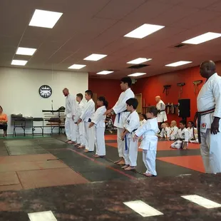 Kata training.