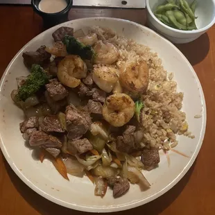 Steak and shrimp