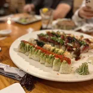 Collection of sushi rolls