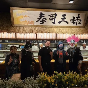 Japanese Castle hard working employees