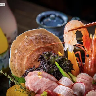 food, sushi and sashimi