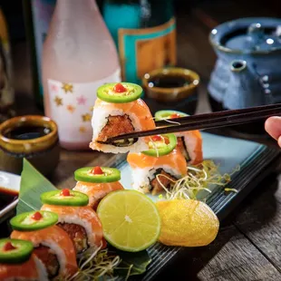 food, sushi, sushi and sashimi, sashimi