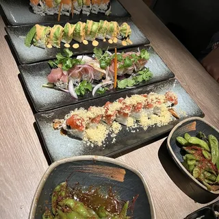 Spicy Garlic Edamame