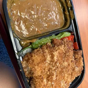 Tonkatsu curry. The curry was pretty standard but I loved the thick and juicy pork cutlet. It was such a generous serving!
