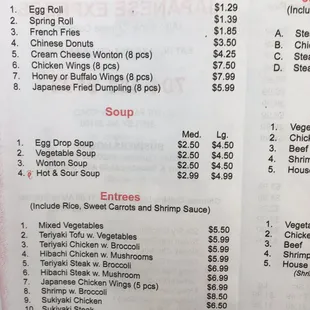 Menu part 2