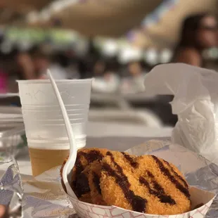 Fried potato pancake (karoke)