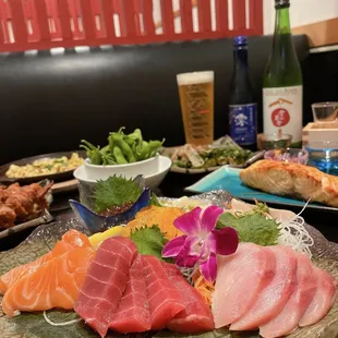 sushi and sashimi