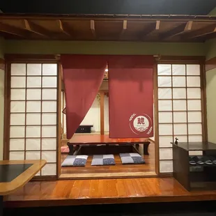 Zashiki Seats for 6 - 8 people