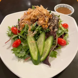 Salmon Skin Salad