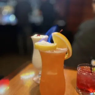 A wonderful flaming Matai, makes for a spectacular show.  If you want it flaming, make sure you ask when you order