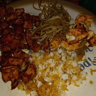 Chicken and shrimp