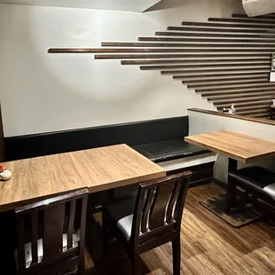 sushi and sashimi, interior