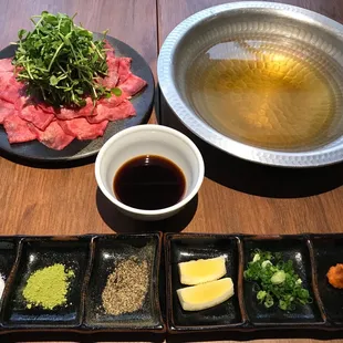 New item from September!
 Beef tongue Shabu Shabu!