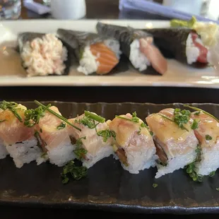 sushi and sashimi, sashimi, food, sushi